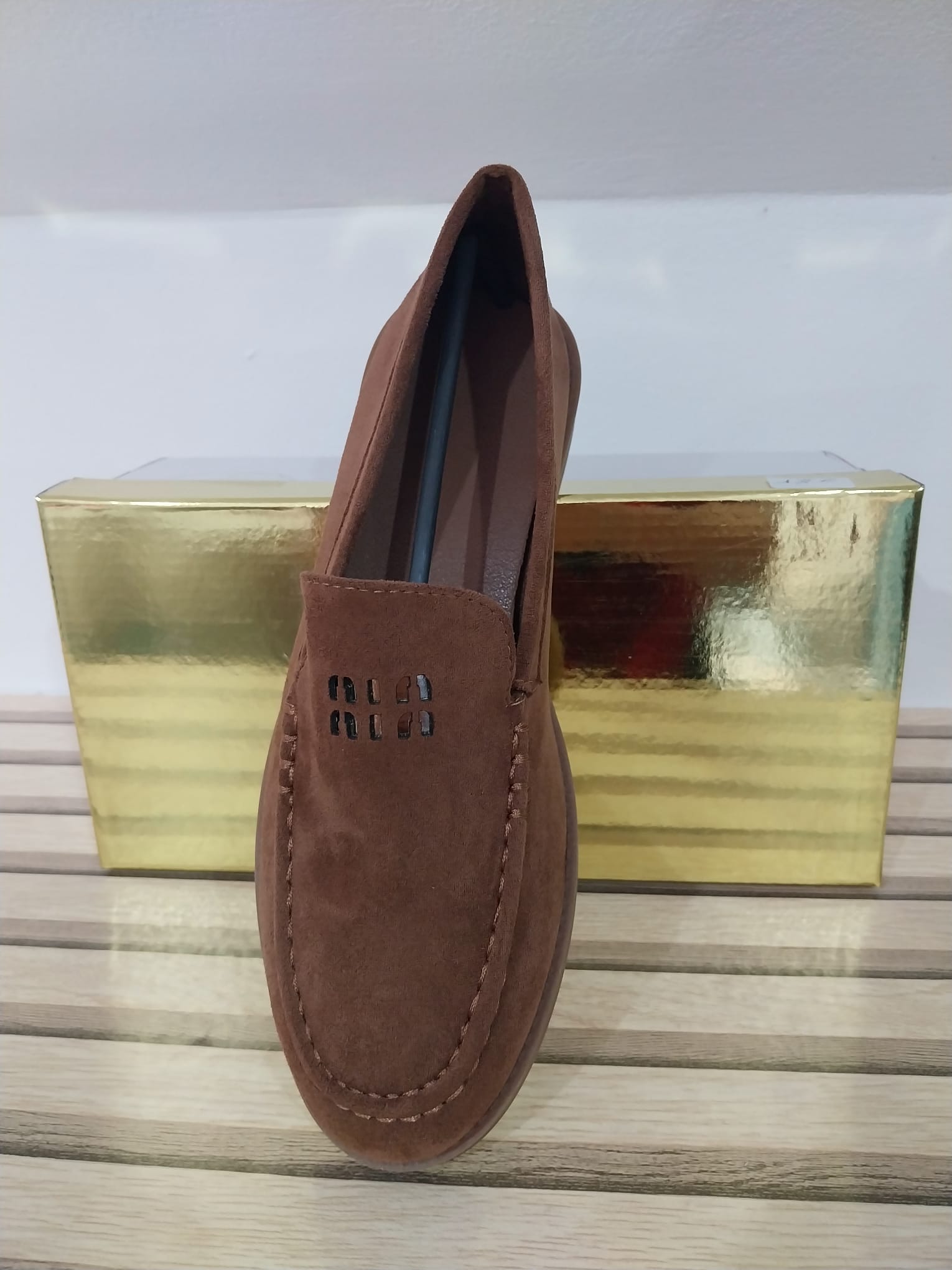 Mocassan Camurça Camel